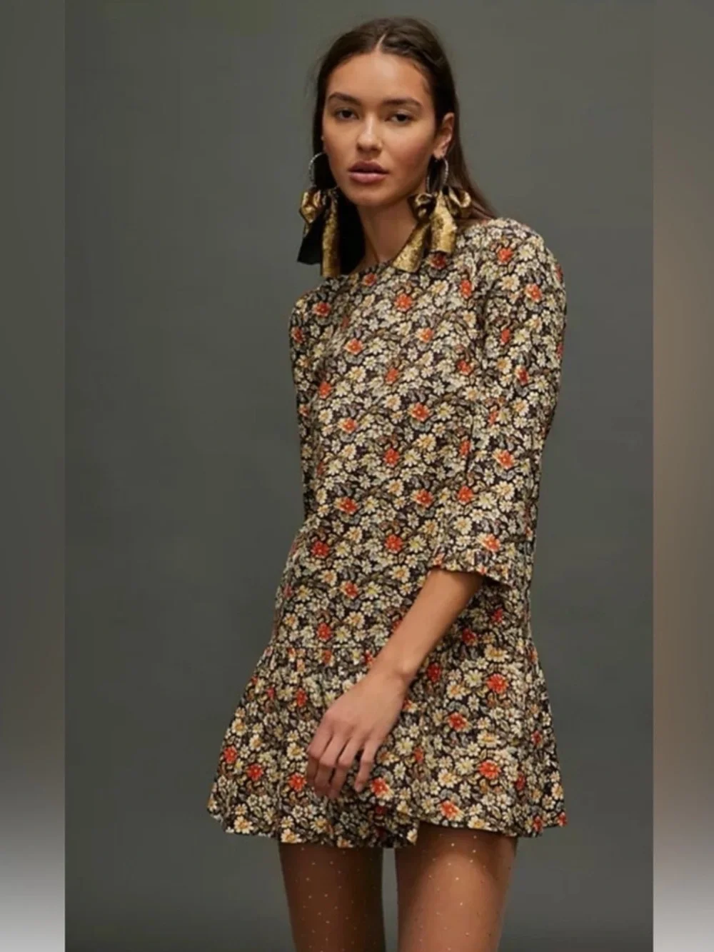 NWT Free People The Avenue Floral Mini Dress